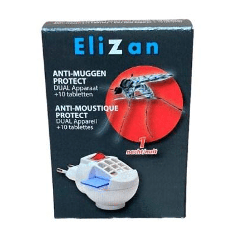 Elizan Anti-Muggenapparaat met 10 Tabletten