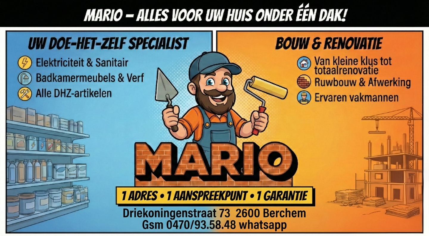 Mario - Alles voor uw huis onder één dak